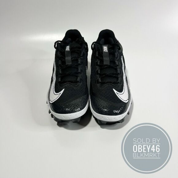 Nike Alpha Huarache Elite 4 Low MCS Black/White FD6221-003 Mens Size 10 - Picture 3 of 6